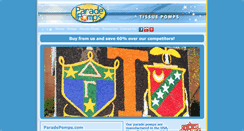 Desktop Screenshot of paradepomps.com