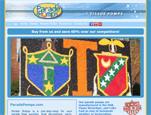 Tablet Screenshot of paradepomps.com